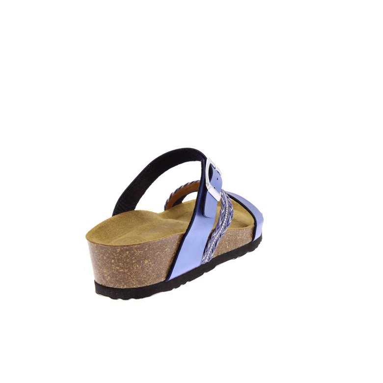 Dr.brinkman thong slippers blue 4