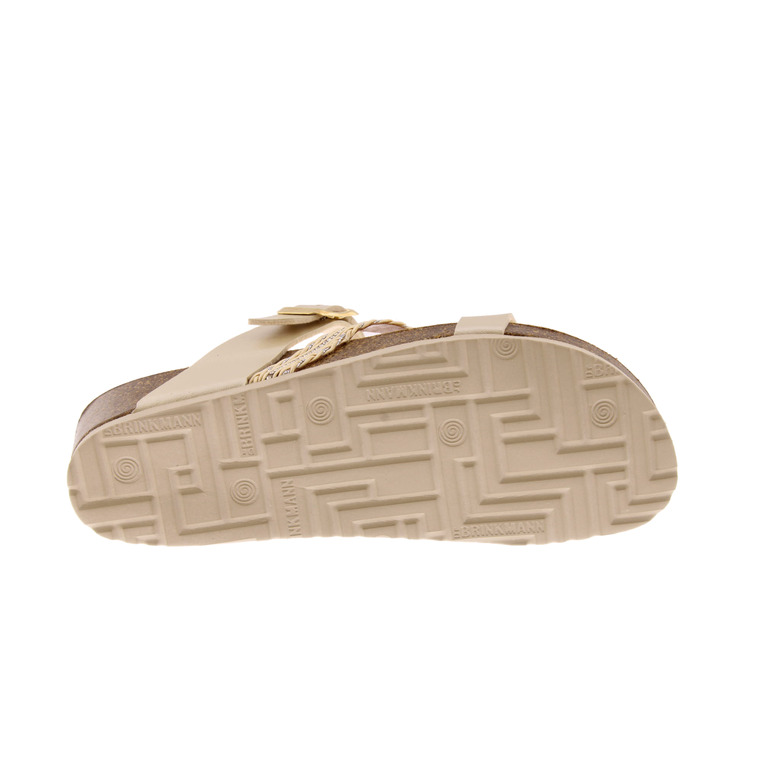 Dr.brinkman thong slippers gold 5