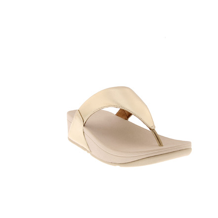 Fitflop thong slippers gold