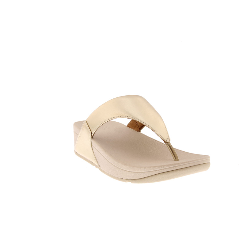 Fitflop thong slippers gold 2