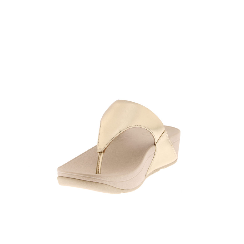 Fitflop thong slippers gold 3
