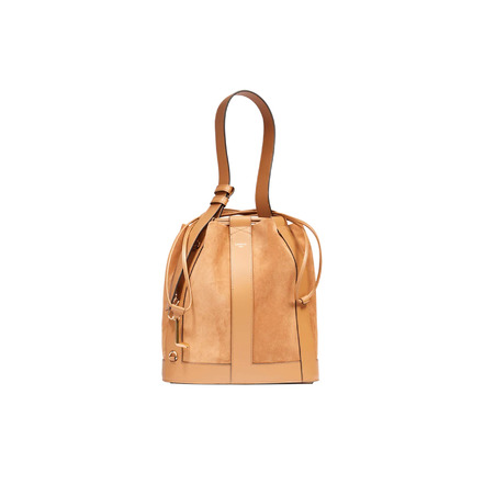 Lancel sac porté épaule brun