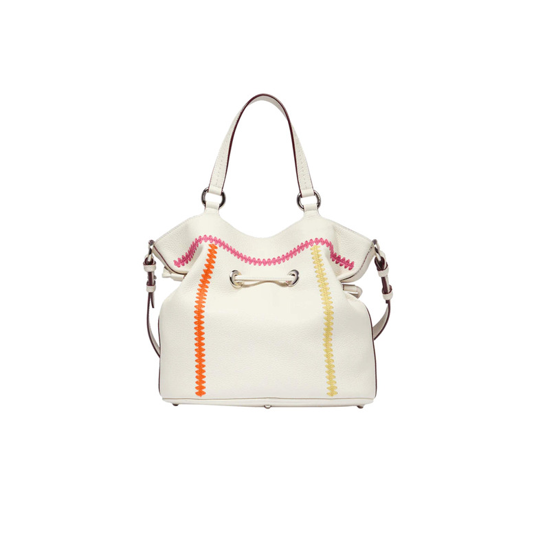 Lancel schultertasche ecru 2