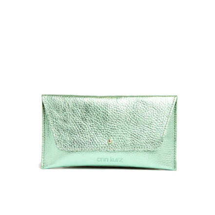 Ann Kurz wallet green
