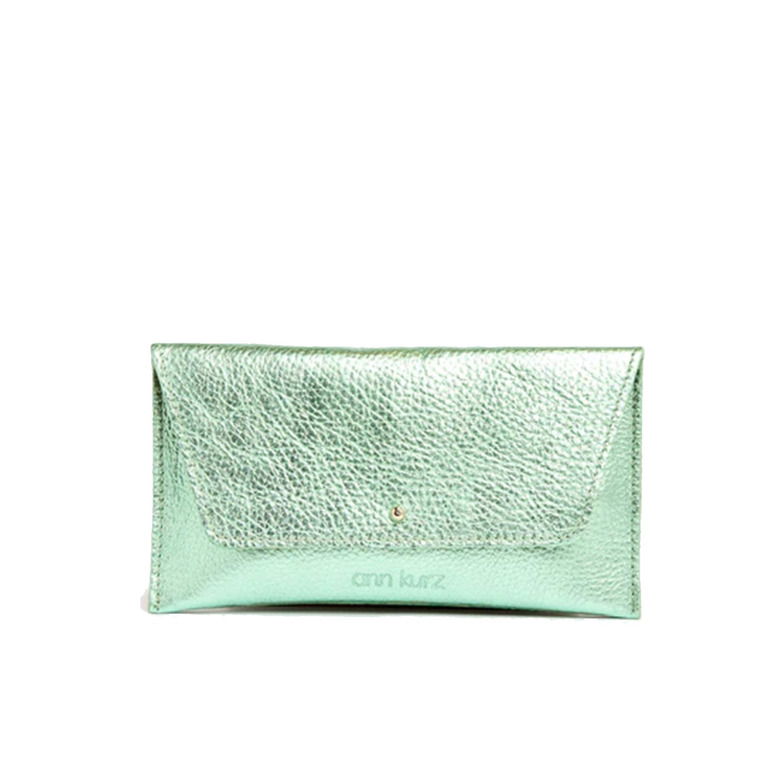 Ann Kurz wallet green
