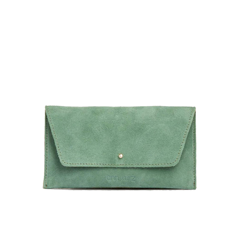 Ann Kurz wallet green