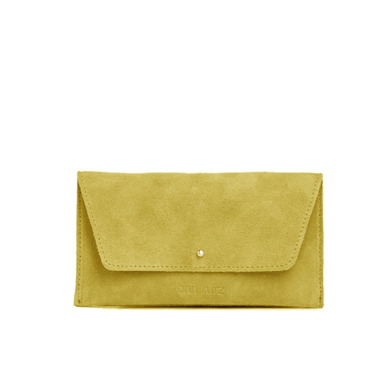 Ann Kurz wallet yellow
