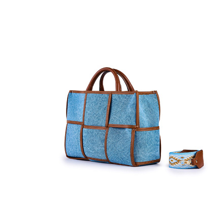 Viamailbag handtas blauw