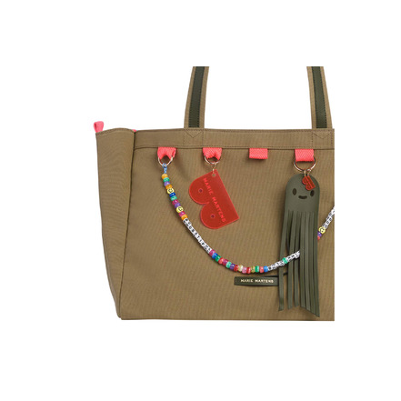 Marie Martens shopper kaki