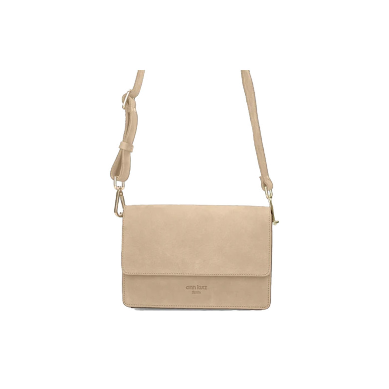 Ann Kurz umhängetasche beige