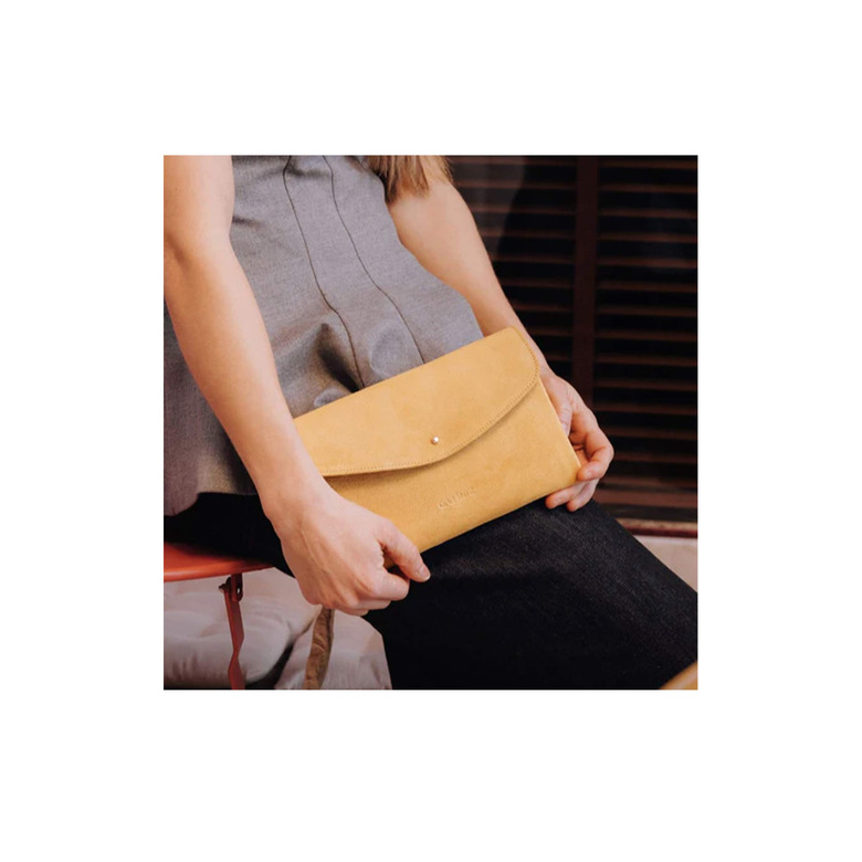 Ann Kurz crossbody geel 2