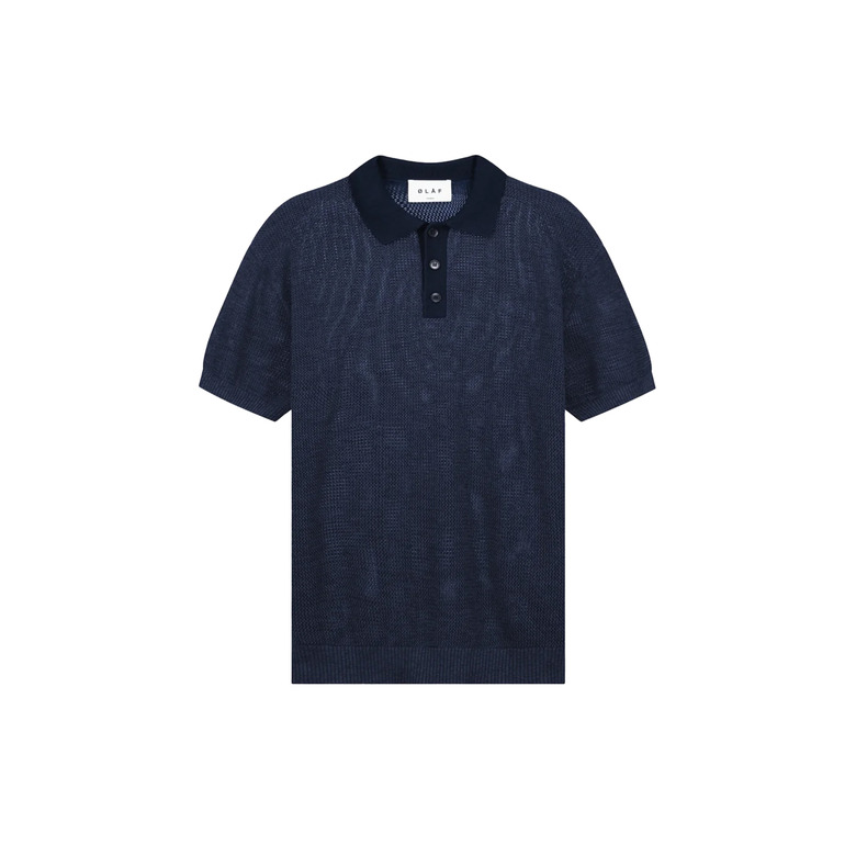 Olaf Hussein polo blue