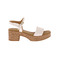 Weekend sandals ecru 1