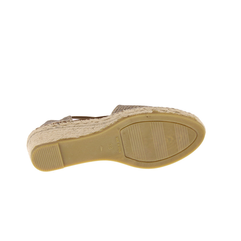 Viguera espadrilles gold 5