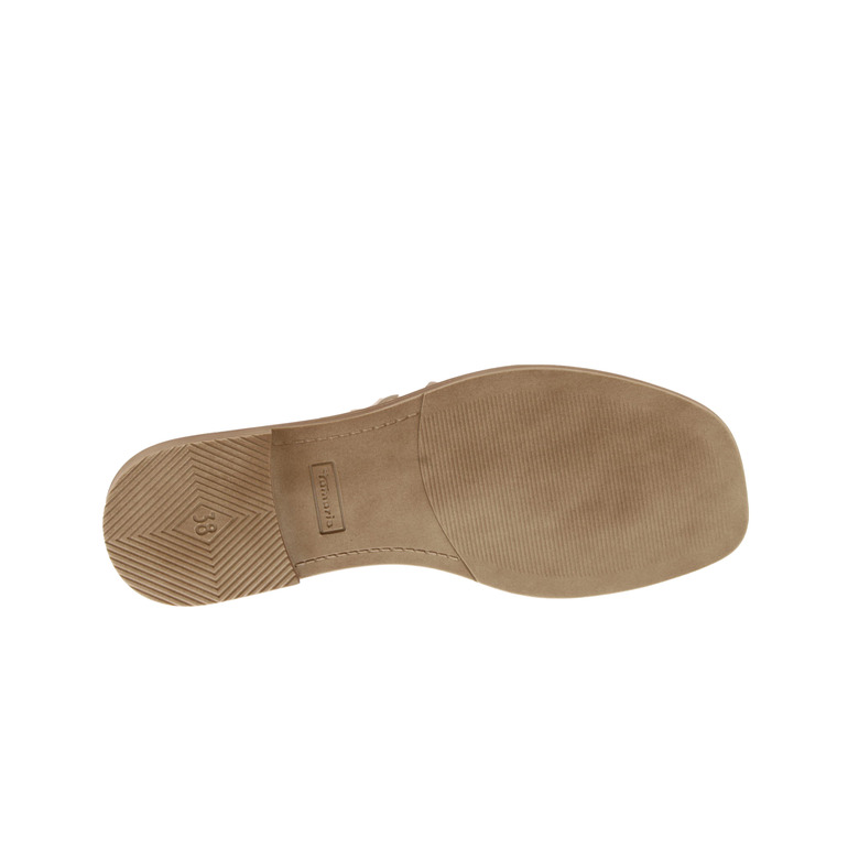 Tamaris thong slippers ecru 5