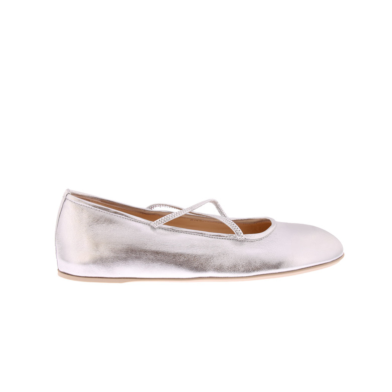 Agl ballerinas silver 1