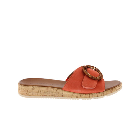 Tamaris thong slippers orange