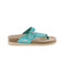 Mephisto thong slippers blue 1