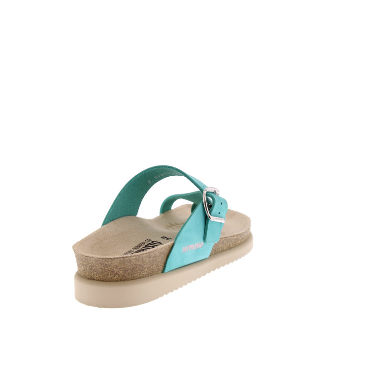 Mephisto thong slippers blue 4