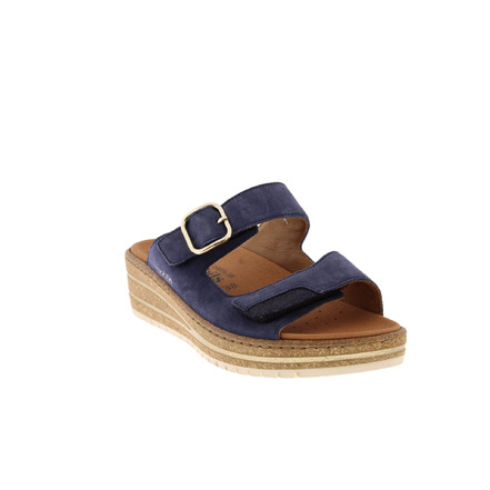 Mephisto Mobils thong slippers blue
