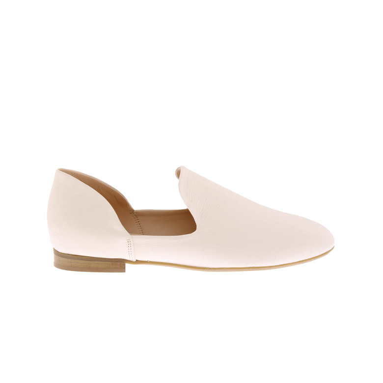 Louisa moccasins & loafers ecru 1