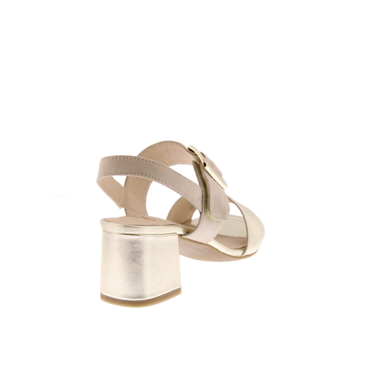 Ara sandalen goud 4