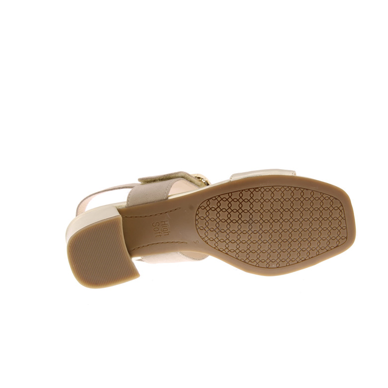 Ara sandalen goud 5