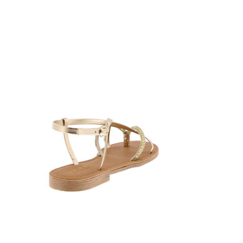 Scapa sandals gold 4
