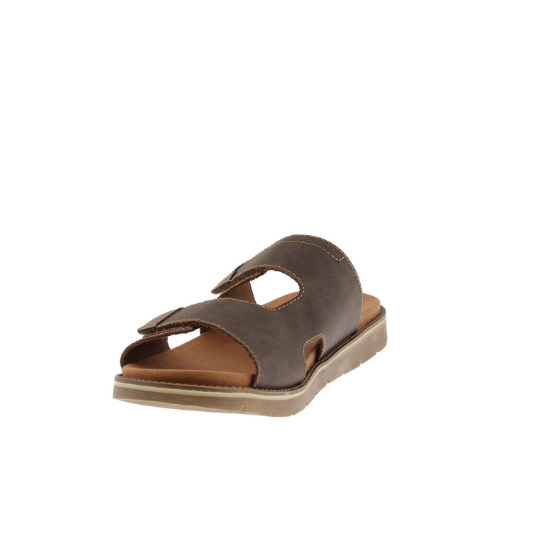 Rieker thong slippers brown 3