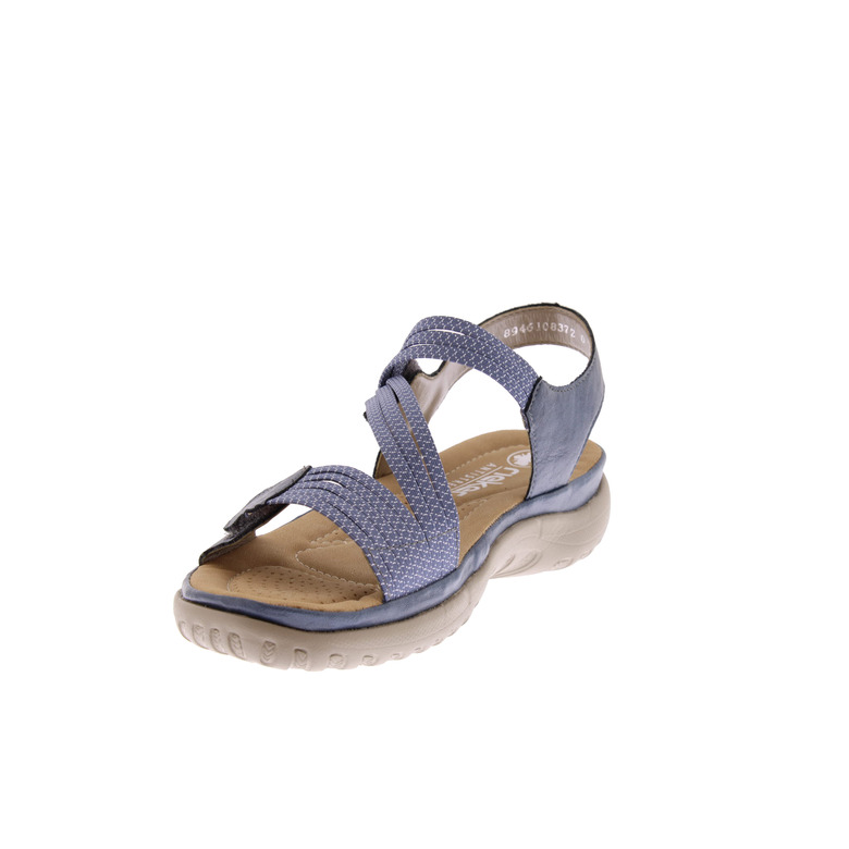 Rieker sandalen blauw 3