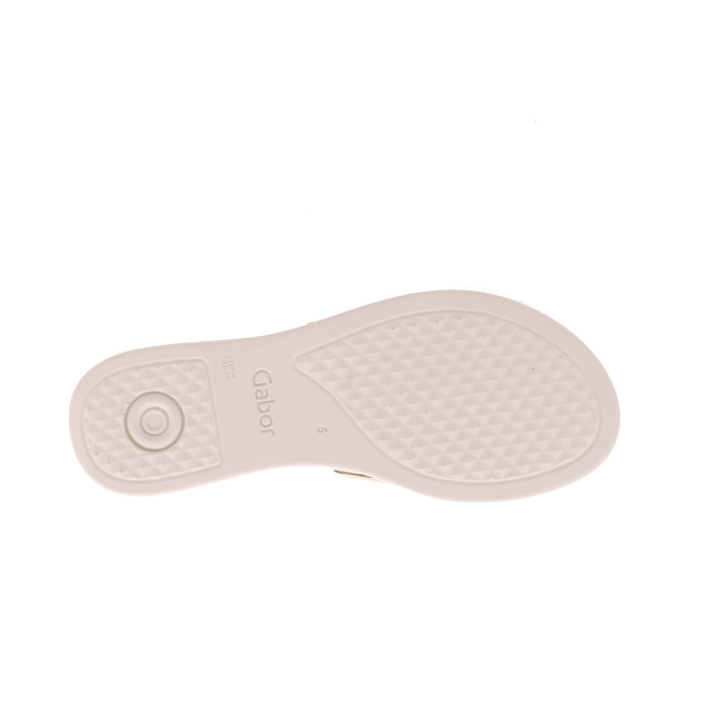 Gabor thong slippers gold 5