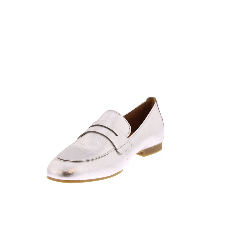 Gabor mokassins & halbschuhe silber 3