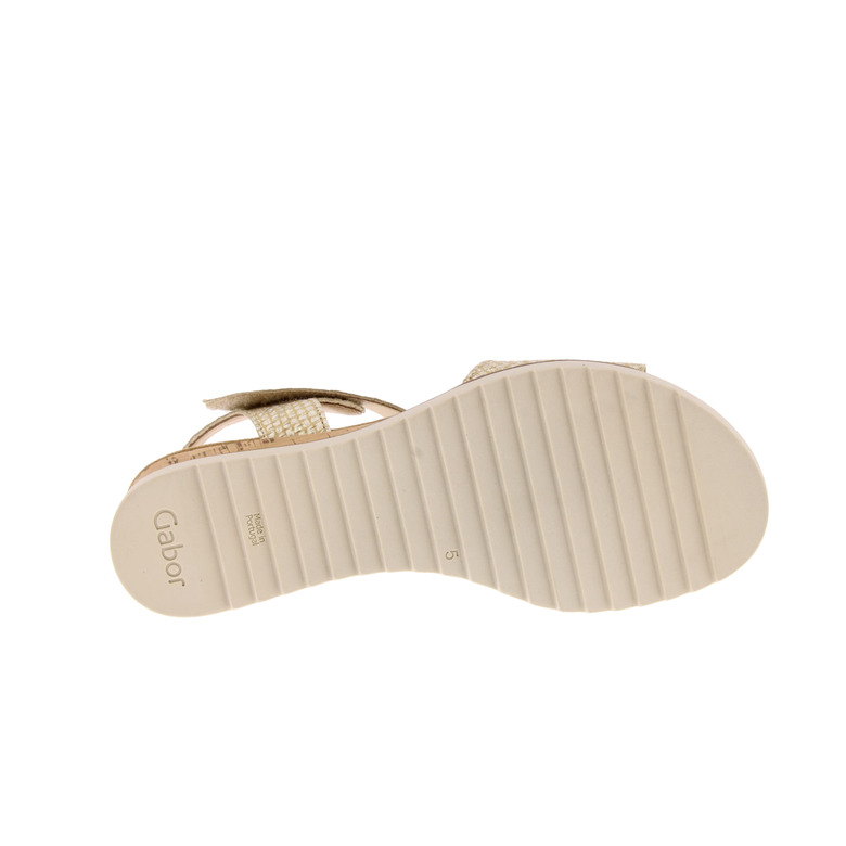 Gabor sandals gold 5