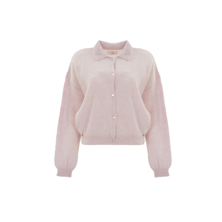 Des Petits Hauts gilet roze 1