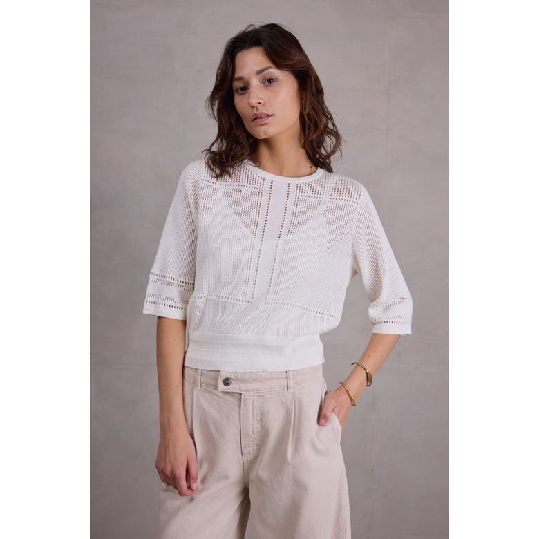 Nathalie Vleeschouwer sweater ecru 2