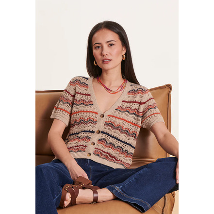 La Fee Maraboutee strickjacke beige
