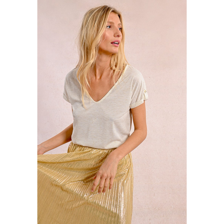 Molly Bracken t-shirt ecru 2