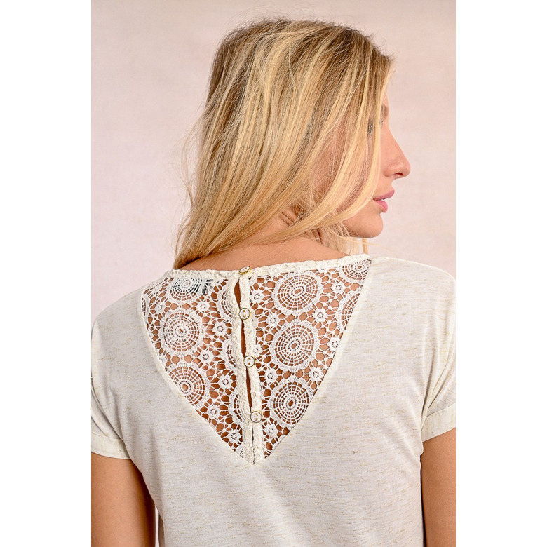 Molly Bracken t-shirt ecru 3