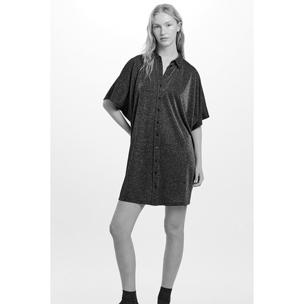 Momoni jurk blauw