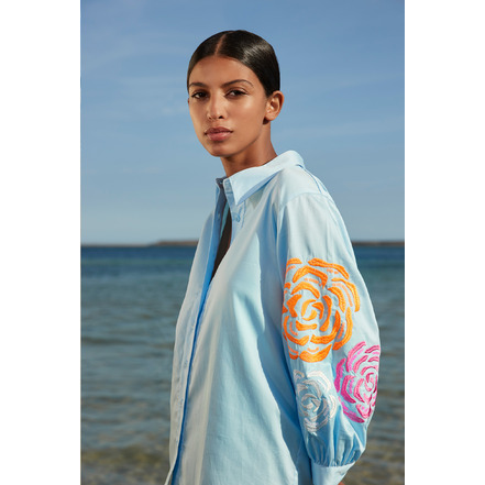 Atmos blouse blauw