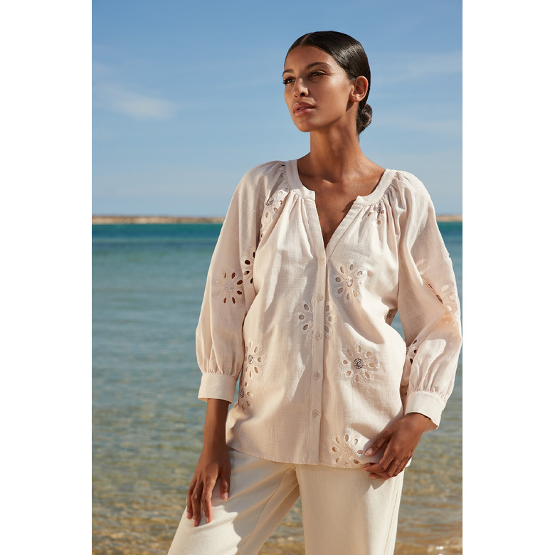 Atmos bluse beige 2