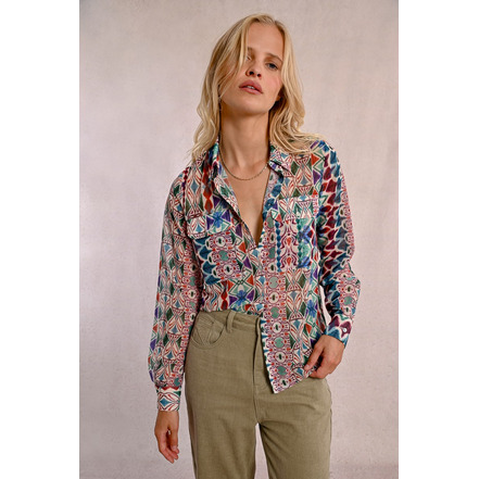 Molly Bracken blouse multi color