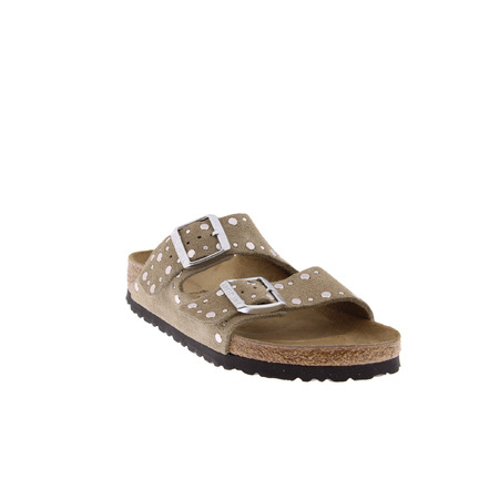 Birkenstock thong slippers taupe