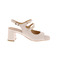 Emmeblu Altramarea sandals ecru 1
