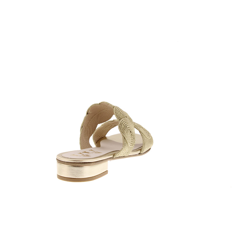 Vincent Vega slippers goud 4