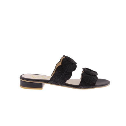 Vincent Vega slippers zwart