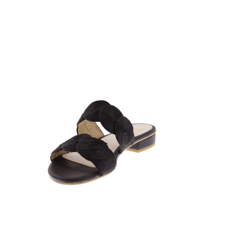 Vincent Vega slippers zwart 3