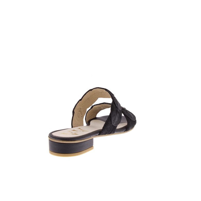 Vincent Vega slippers zwart 4