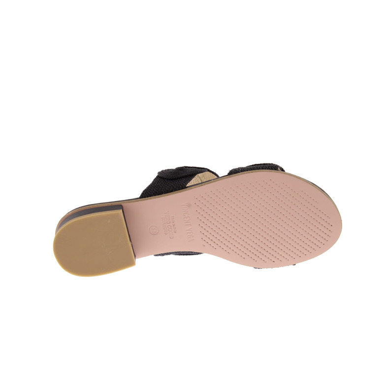 Vincent Vega slippers zwart 5
