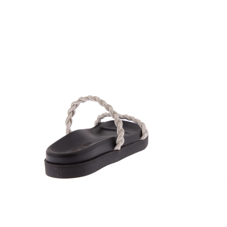 Vincent Vega slippers zilver 4
